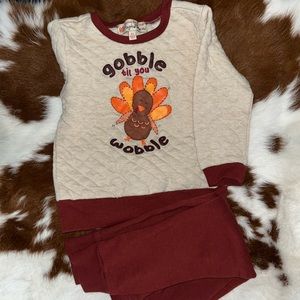 3T Turkey Thanksgiving Set